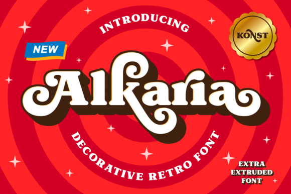 Alkaria Font: A Retro Display Typeface for Web Designers