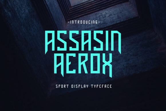 Assasin Aerox Display Font for Handmade Creatives