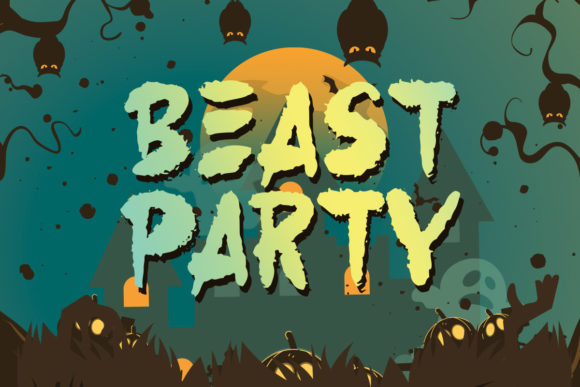 Beast Party Font: A Playful Display Typeface