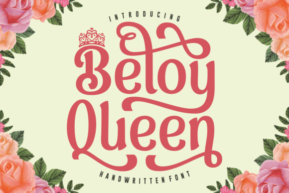 Beloy Queen: A Distinct Display Font for Web and Brand Design
