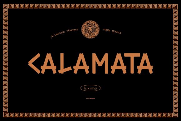 Calamata: A Playful Display Font for Creative Branding
