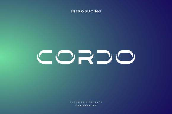 Cordo: A Modern Display Font for Bold Brand Identity