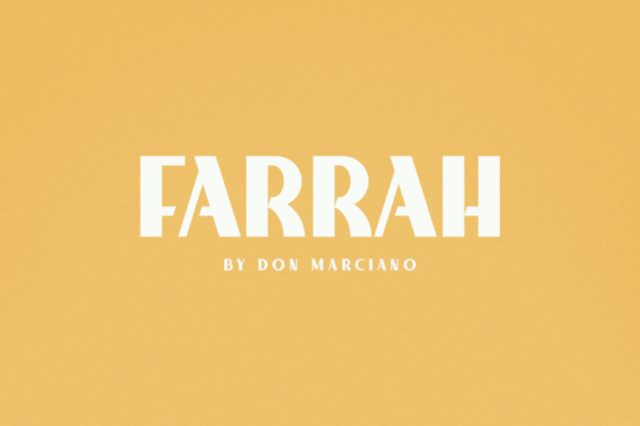 Farrah: A Bold Display Font for Unique Web Design