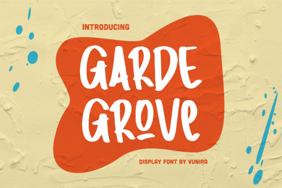Garde Grove: A Bold Display Font for Urban Craft Projects