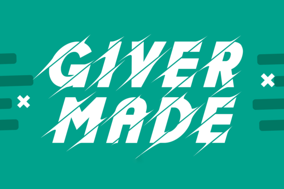 Giver Made Display Font: Bold Typography for Modern Publishing
