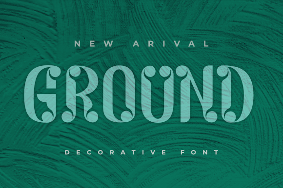 Ground: A Chic Display Font for Digital Designers