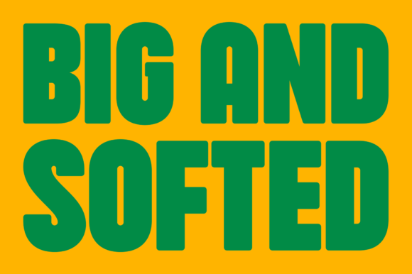 Hartone Softed: A Bold, Thick Display Font for Web Designers
