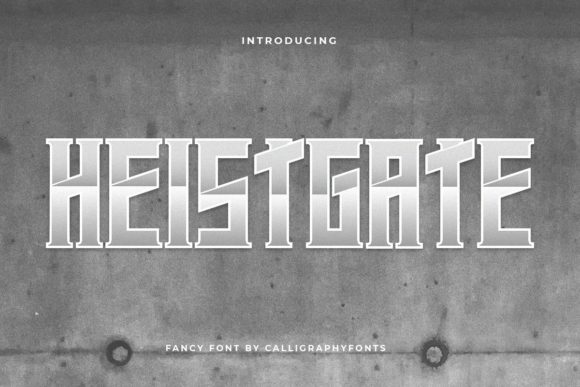Heistgate: The Bold Display Font for Makers