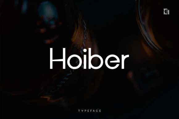 Hoiber Font: A Clean Modern Display Typeface for Creatives