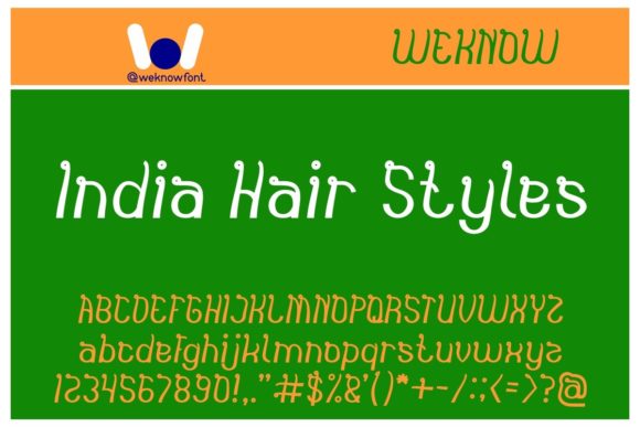 India Hair Style Font for Campaigns That Sparkle