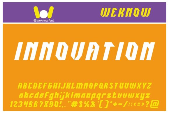 Innovation: A Bold Display Font for Editorial Confidence