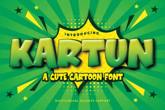 Kartun Display Font: Friendly Typeface for Campaign Creators