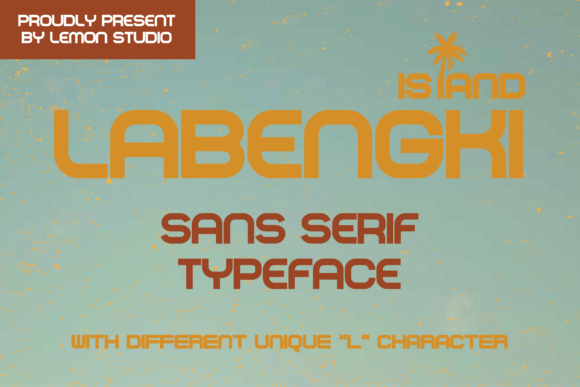 Labengki Island Font: Modern Robotic Display Typeface for Crafts