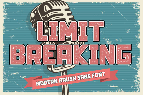 Limit Breaking: A Bold Display Font for Makers