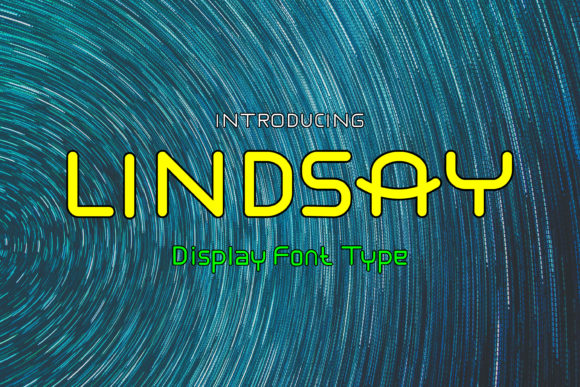 Lindsay Display Font for High-Tech Web Designs