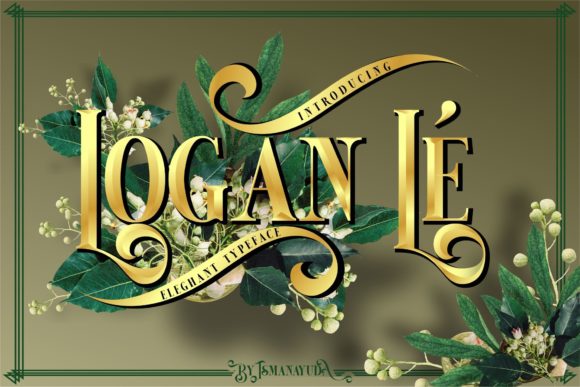 Logan Le: An Elegant Display Typeface for Editorial Design