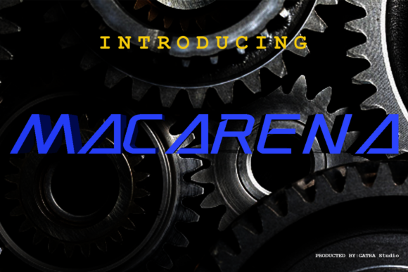 Macarena: A Cool Modern Display Font for Editorial Design