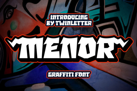 Menor: A Bold Graffiti Display Font for Urban Branding