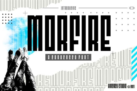 Morfire Display Font for Bold Marketing Visuals