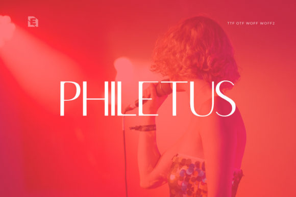 Philetus: A Clean Modern Display Font for Standout Design