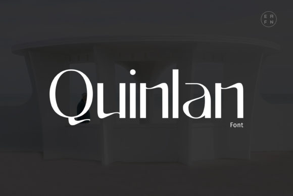 Quinlan: The Cool and Unique Display Font for Crafters and Makers