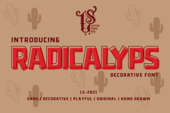 Radicalyps: A Bold Display Font for Editorial Impact