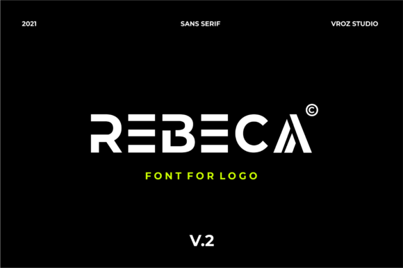Rebeca: A Display Font Designed for Minimalist Logos