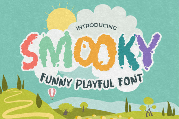 Smooky Font for Playful Campaigns and School Projects