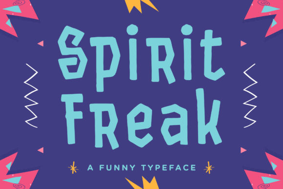 Spirit Freak: A Robotic Display Font for Modern Publishing