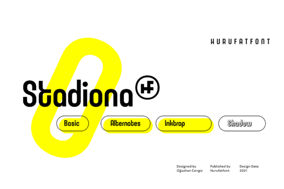 Stadiona: A Modern Cool Display Font for Brands
