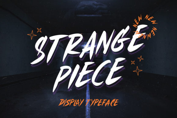 Strange Piece Font for Modern Design Projects