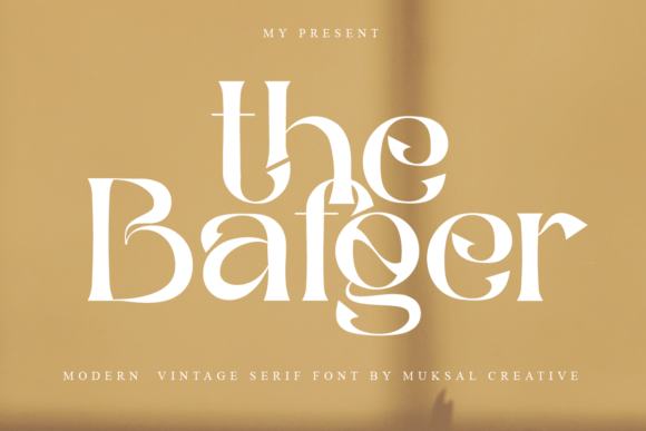 The Bafger: A Cool Display Font for Editorial Design