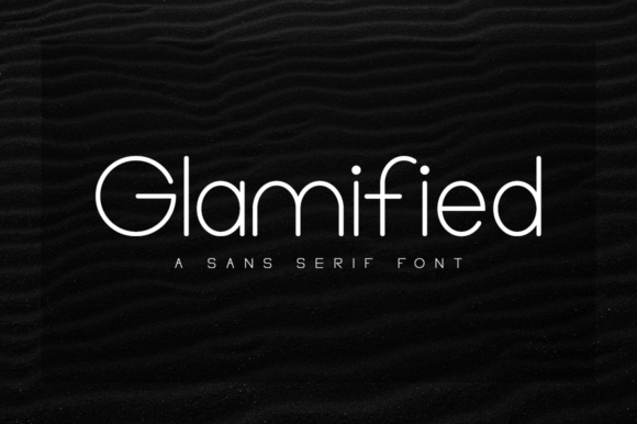 Using Glamified Font in Campaign Design