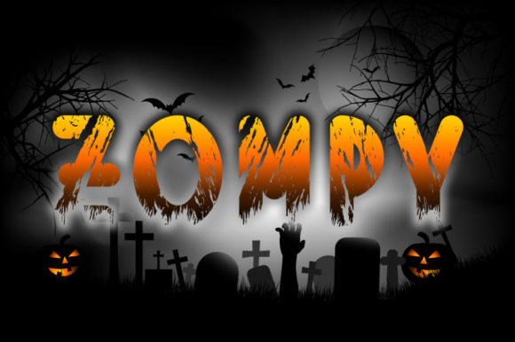 Zompy: The Bold Halloween Display Font That Delivers Chills
